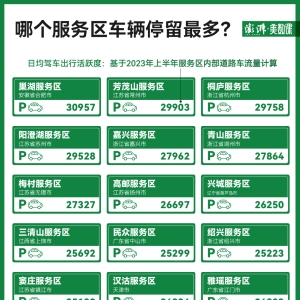 一图｜公路出行，天下哪个服务区最火？