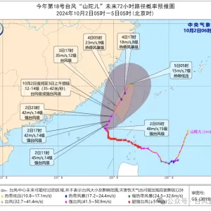 台风“山陀儿”或将在台湾西南部沿海登岸，福建部门景区关闭 ...
